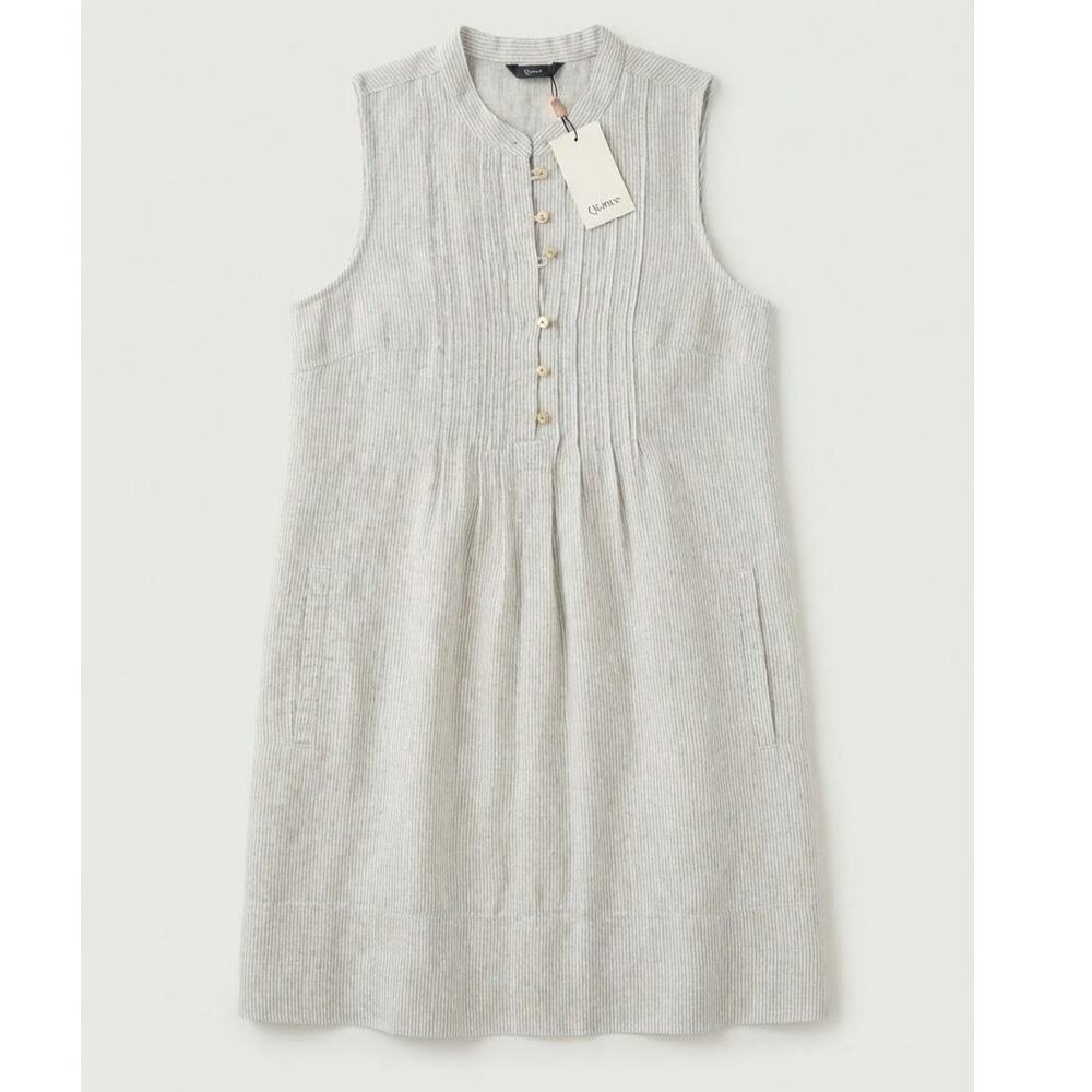 Quince Sleeveless Ladies Size Medium Linen Dress NWT